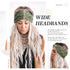 Wide Headbands Women Knotted Turban Headband Elastic Non Slip Hairbands Floral Workout Headbands Yoga Cotton Hair Scarfs Boho Head Wraps Fashion H...