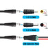 GINTOOYUN 5V USB2.0 to DC Power Cable USB2.0 to DC 5.5mmx2.1mm Universal Charging Cable with 13 Connector Plugs for Laptops, Speakers, Power Banks...