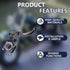 Left Right 7/8" 22mm Clutch Brake Handle Levers Perch Compatible with Honda XR80 XR100 CRF70 CRF80 CRF100 Pit Dirt Motor Bike Motocross...