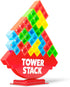 Tower Stack - Head to Head Stacking Challenge, Games for Kids 8-12, Family Games for Kids and Adults by Relatable...