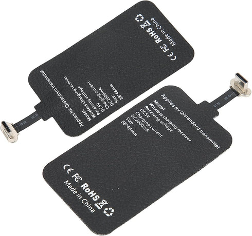 Qi Wireless Charger Receiver USB C 10W Quick Charging Receiver, Type C Wireless Receiver for Type C Android Mobile Phones...