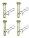 4 PK 738-04124 Shear pins and 714-04040 Cotter pins for MTD Craftsman Cub Cadet Troy Bilt Snow Throwers Shear Pin Kit 738-04124A Shear Pins...