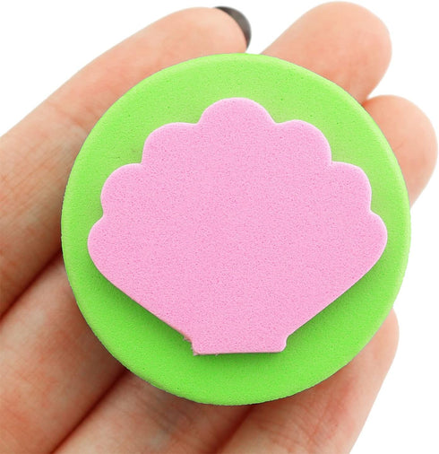 12PCS Painting Stamper Double-Side Sponge Stamper Paint Drawing Sponges EVA Painting Sponges Foam for Crafts DIY, Assorted Shapes...