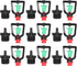 20 Garden Irrigation Nozzles, 360° Swivelling Irrigation Sprinklers, Atomised Rotary Irrigation Nozzles with G1/2 Male Thread for Greenhouse Garde...
