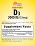 Sundance D3 5,000 IU (125 mcg) | 60 Quick Release Softgels | High Potency Essential Vitamin Supplement | Non-GMO and Gluten Free...