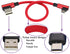 (23cm/9inch 90 Degree Micro USB Cable Right Angle USB 2.0 A Male to Micro Male Fast Sync & Charging Cable for Android, Samsung, LG,Huawei, Smartph...