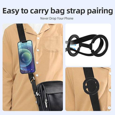 Dual Magnetic Phone Holder for Car,Gym Phone Holder Mount for Mag-Safe,Strong Magnet Phone Mount Stand for Metal Surface,Compatible with iPhone 15...