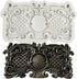 Baroque Silicone Cake Fondant Molds 3D Sculpted Scroll Border Lace Molds Relief Curlicues Candy Chocolate Molds For Cake Decorating Cupcake Topper...