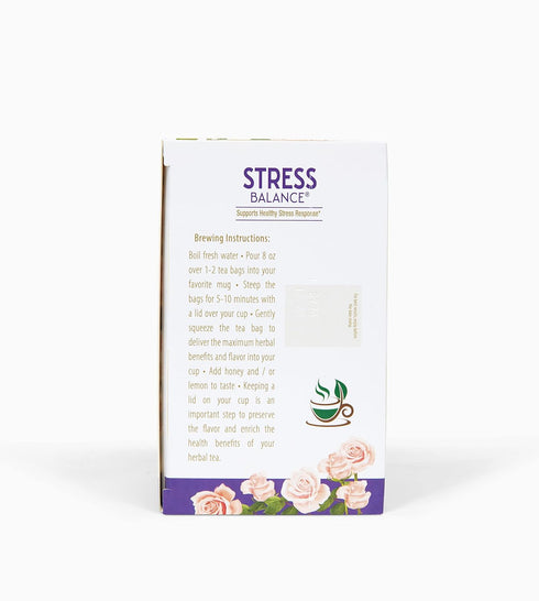 Lifestyle Awareness Stress Balance Tea with Calming Rose Petal, Caffeine Free, 20 Count, 1 pack...