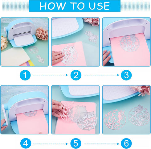 GLOBLELAND Metal Fairy People Cutting Dies Carbon Steel Cutting Dies Stencils for DIY Christmas Birthday Wedding Paper Card Making Craft Decoratio...