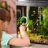 Fish Tank Thermometer, PAIZOO LED Aquarium Thermometer Digital Accurate Temperature Gauge, Stick-on Digital Thermometers Aquarium Accessories Suit...