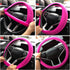 Steering Wheel Cover Auto Car Protective Cover Soft Silicone Cover, Light Blue...