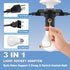 2 PCS Light Socket to Plug Adapter, Both Sides Sockets Support 3 Prong Light Socket Outlet Adapter, Light Bulb Outlet Socket Adapter with Switch C...