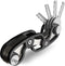 Key Organizer Keychain Smart Compact Key Holder for 8 Keys - Fully Assembled & Easy to Use Black...