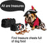 LapDog New Pirate Treasure Chest Interactive Dog Toys, Fun Puzzle Toys for Small, Medium, Large Dogs, Dog Chew Toys for Teething, Training, Dog En...