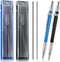 2 Pcs Silver Welders Pencil with 12 Pcs 2.0 mm Round Silver Refills Metal Marker for Steel Marking Pen Mechanical Pencil Set for Construction Scho...