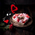 4PCS Heart Shape Silicone Molds Valentine's Day Silicone Molds Non-Stick Baking Molds Valentines Day Mold for Valentine's Day Wedding Party Suppli...