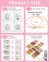 TINDTOP Embroidery Kit for Beginners, 4 Pack Cross Stitch Practice Kits for Beginners Include Embroidery Cloth Hoops Threads for Craft Lover Hand ...
