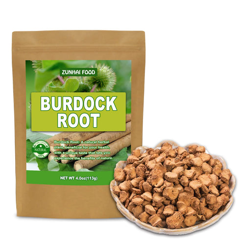 Premium Natural Burdock Root, Dried Burdock Root, Cut & Sifted, 4.0oz(113g), No Gmo, Caffeine Free...