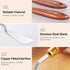 2 Pieces Palette Knife Set Stainless Steel Spatula palette knife for oil painting acrylic painting, LIGHTWISH Painting Knife with Wood Handle for ...