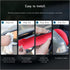 2 PCS Car Mirror Rain Visor Guard, Carbon Fiber Side Mirror Rain Visor Eyebrow, Waterproof Side Rear View Mirror Protecter, Universal Exterior Acc...