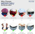 WERFORU 4 Pack No Buckle Invisible Stretch Belt Buckle-Free Elastic Belt for Women and Men...