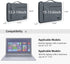 Laptop Sleeve Case 13.3-14 Inch Waterproof Durable 360 Protective Carrying Case Handle Bag Compatible with MacBook Air/Pro HP ThinkPad Notebook La...