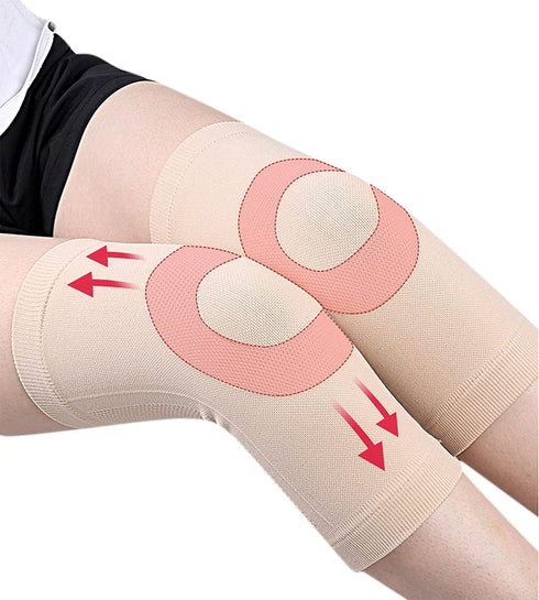 JUMISEE 1 Pair Compression Knee Sleeve for Men Women, Cotton Knee Brace Leg Support for Running Pain Management Arthritis Pain Relief Rheumatism...