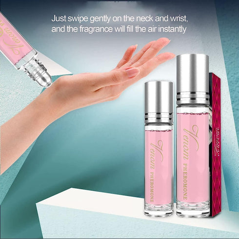 2PCS Pheromones Perfumes for Women, Lunex Phero Perfume, enhanced scents scents pheromones for women Long-lasting andPersonal Roll-on Perfume...