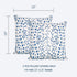 Pack of 2 Outdoor Throw Pillow Covers, Waterproof Pillow Covers ONLY, Patio Square Cushion Cases for Garden Balcony Couch Sofa Decoration 18x18 in...