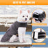 iBuddy Dog Winter Coats with Fleece Vest,Waterproof Warm Dog Snow Jacket Windproof, Reflective Adjustable Pet Dogs Cold Winter Coat for Dogs Girl ...