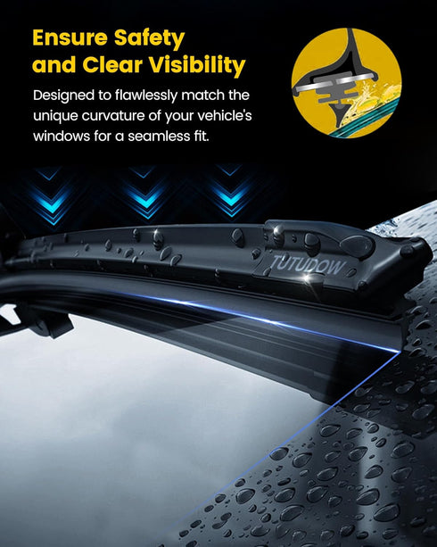 Exceed OEM Quality Windshield Wiper Blades, 26+20inch Ultimate All-Season Performance Wiper Blades, Perfect Replacement…...