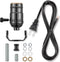 Lamp Rewire Kit, 12 Foot Matching Cord, 3 Way Socket and Essential Hardware, Table and Floor Lamps Socket Replacement, Rewire and Repair, DIY Ligh...