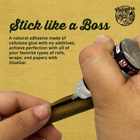 GlueGar Go Stix Rolling Glue - Cigar Glue Sticks with Different Flavors - Handy Rolling Glue for Wraps, & Papers - Natural, Plant Based Glue Stick...
