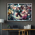 HONGJIE DIY 5D Diamond Art Painting Kit, Anime 20X16 inches Round Full Drill Crystal Rhinestone Embroidery Cross Stitch Arts Craft for Home Wall D...