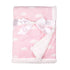 American Baby Company Heavenly Soft Chenille Sherpa Receiving Blanket, 3D Pink, 30" x 35", Warm and Cozy for Boys and Girls, Ideal for Baby Carrie...