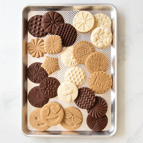 Nordic Ware 01250 Honeybee Cast Cookie Stamps...