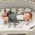 GRSSDER Stretchy Ultra Soft Fitted Bassinet Sheet Set 2 Pack, Universal Fitted for Bassinets Baby Cradle Moses Basket Oval Rectangle Mattress Safe...