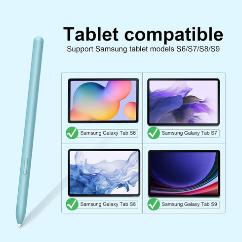 Stylus Pen for Samsung Galaxy Tab S6 Lite/S7 FE /S7+/S8/S8+, Galaxy Note 20?Note 20 Ultra 5G, with 4096 Pressure Sensitivity (Light Blue)...