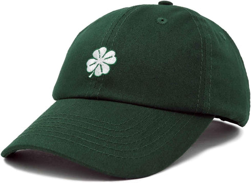 DALIX Four Leaf Clover Hat Baseball Cap St. Patrick's Day Cotton Caps...