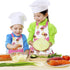Claswcalor 100% Cotton Kids Girls Aprons for Cooking Cute Toddler Cupcake Baking Apron Adjustable Kitchen Pink Apron for Children Daughters Little...