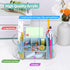 LETURE Clear Desk Organizer with drawer, Acrylic Pen Pencil Markers Holder, Clear Office Supplies and Accessories,Desktop Organizer for Room Colle...