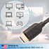 valonic HDMI Cable - 6.5 ft, 4k, Full HD, ARC, high Speed, Ultra HD, ethernet - for TV, PS4, Xbox, 30 AWG, Black...