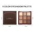 Erinde 9 Colors Eyeshadow Palette, Matte Shimmer Glitter Eye Shadow Palette Makeup, Highly Pigmented Long Lasting Waterproof, Natural Neutral Nude...