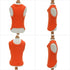 Lovelonglong 2019 Summer Pet Clothing, Dog Clothes Blank T-Shirts Ribbed Tanks Top Thread Vests for Large Medium Small Dogs 100% Cotton Orange S...