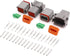 2 Sets DT Series Connector 8 Pin?16 AWG-22 AWG? Sealed Male and Female Auto Waterproof Electrical Wire Connector Plug...