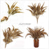 CATTREE Artificial Plants for Christmas, Plastic Grass Faux Shrubs Fake Leaves Simulation Setaria Bushes Home Indoor Outdoor Garden Wedding Festiv...