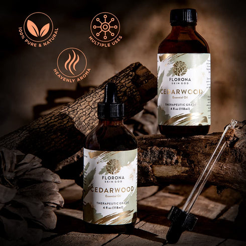 Florona Cedarwood Essential Oil 1-4 fl oz...