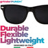 grinderPUNCH Super Dark Black Lens Men's Sunglasses Retro Classic 80's Stylish Trendy Shades...