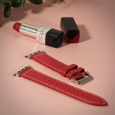 Fullmosa Compatible Apple Watch Band Leather 49mm 46mm 45mm 44mm 42mm 41mm 40mm 38mm for iWatch Ultra2/Ultra/SE/SE2/Series 10/9/8/7/6/5/4/3/2/1,42...